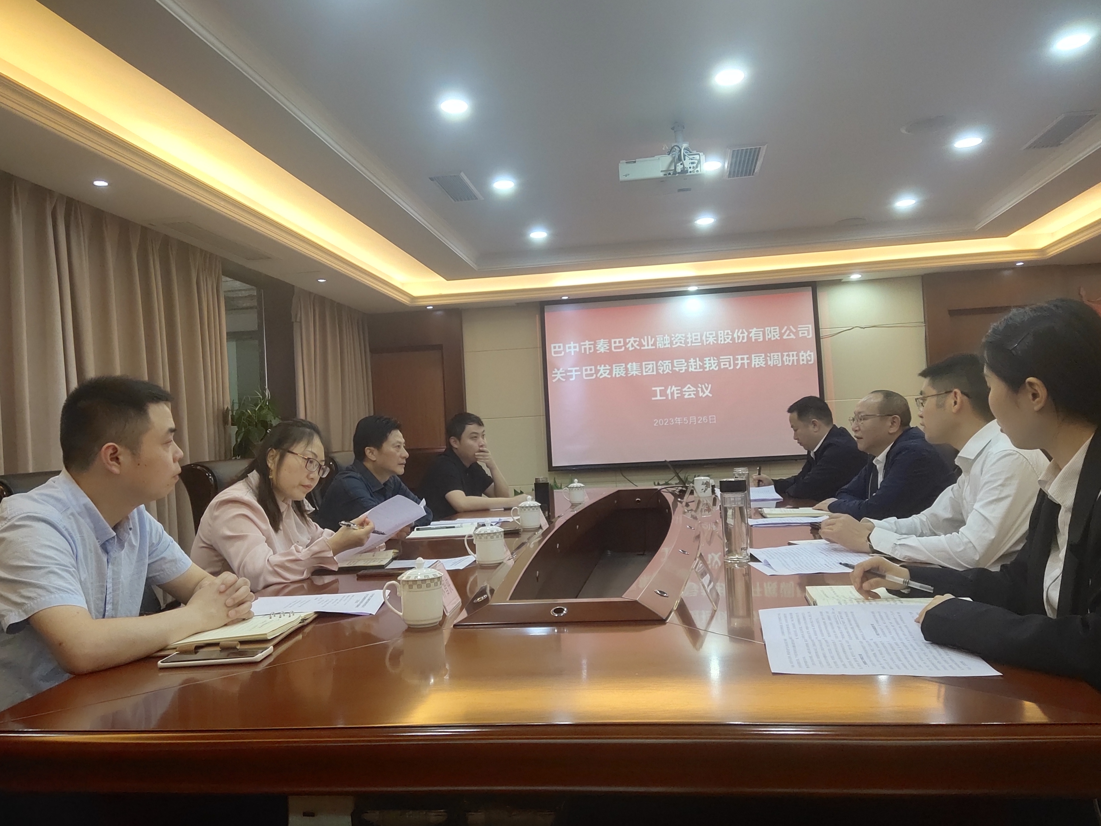 集團(tuán)黨委書記、董事長(zhǎng)許大政一行赴秦巴農(nóng)擔(dān)公司開展調(diào)研