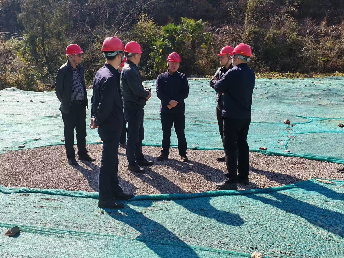 巴中發(fā)展集團(tuán)總經(jīng)理沈鵬一行赴南江縣調(diào)研東榆鎮(zhèn)花椒樹建筑用石灰?guī)r礦項(xiàng)目